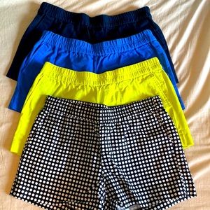 Lot of 4 J. Crew Factory shorts- size 10